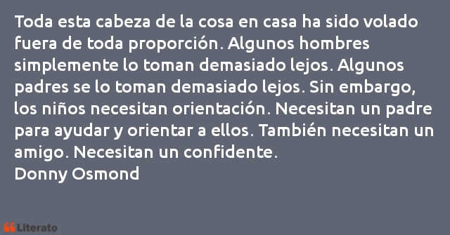 Frases de Donny Osmond