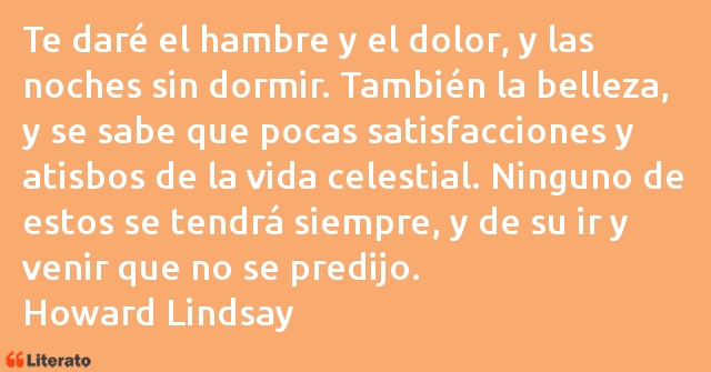 Frases de Howard Lindsay