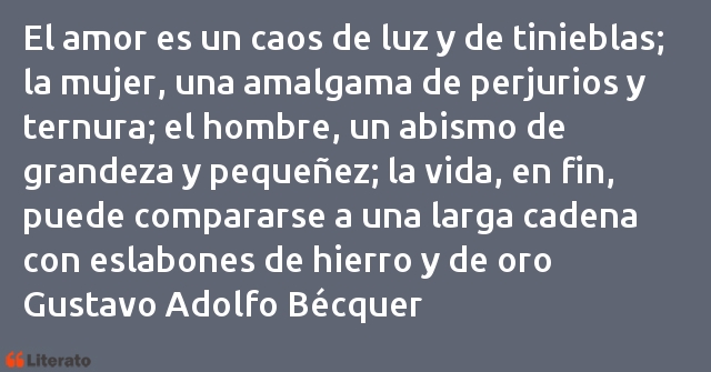 Frases de Gustavo Adolfo Bécquer