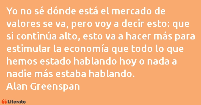 Frases de Alan Greenspan