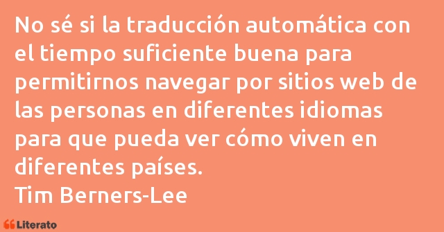 Frases de Tim Berners-Lee