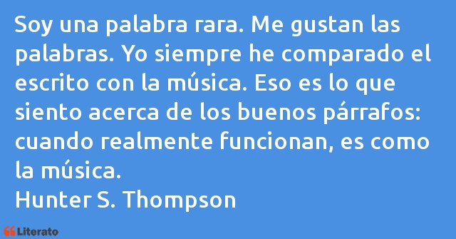 Frases de Hunter S. Thompson