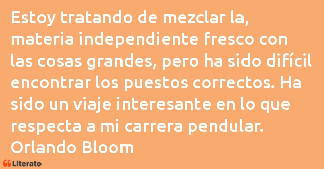 Frases de Orlando Bloom