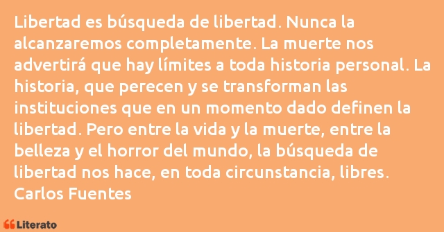 Frases de Carlos Fuentes