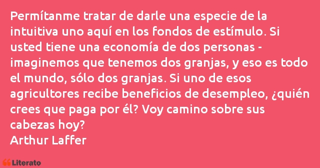 Frases de Arthur Laffer