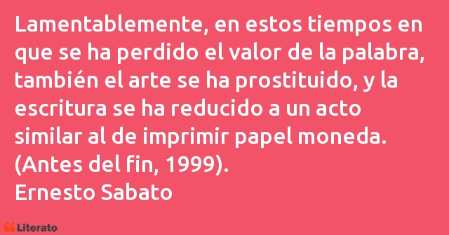 Frases de Ernesto Sabato