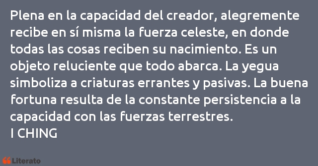 Frases de I CHING