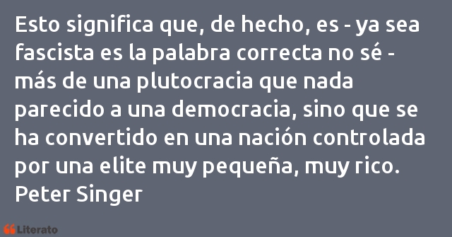 Frases de Peter Singer