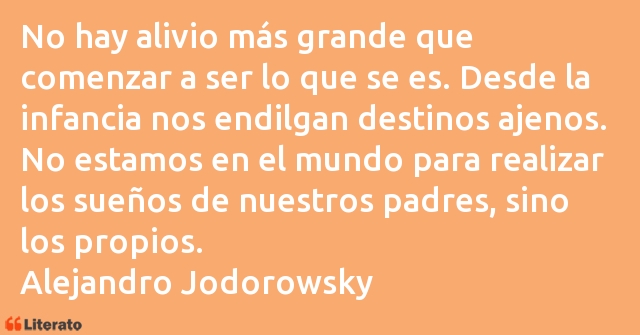 Frases de Alejandro Jodorowsky