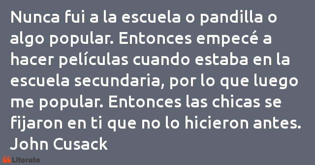 Frases de John Cusack