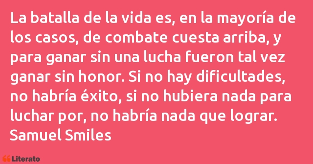 Frases de Samuel Smiles