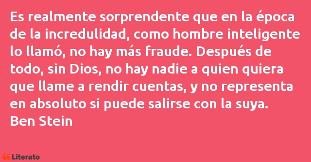 Frases de Ben Stein