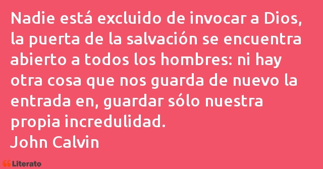 Frases de John Calvin