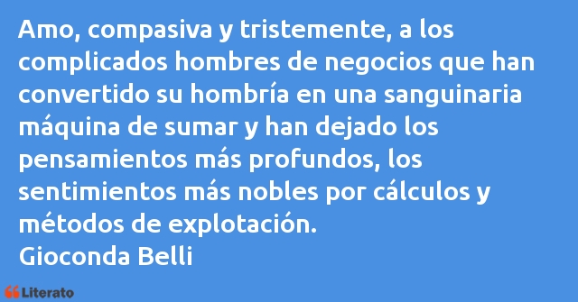 Frases de Gioconda Belli