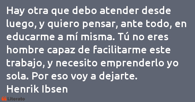 Frases de Henrik Ibsen