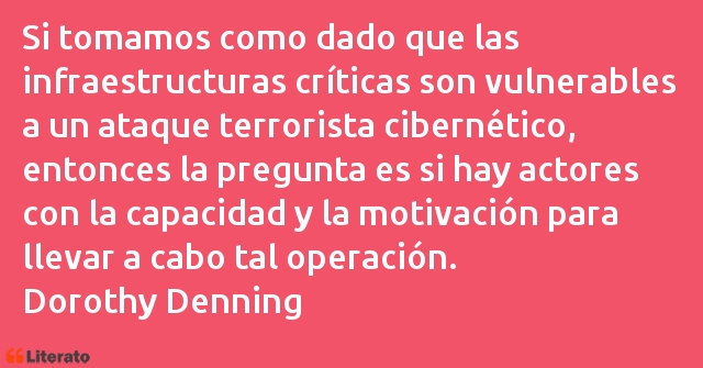 Frases de Dorothy Denning