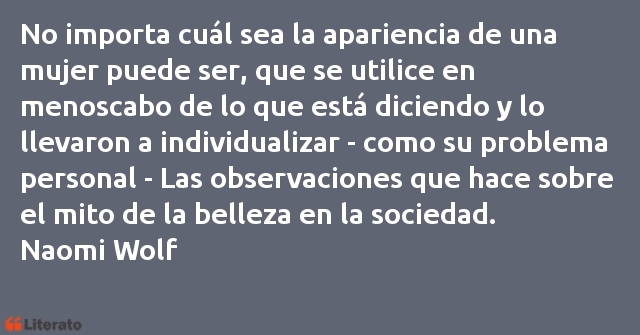 Frases de Naomi Wolf