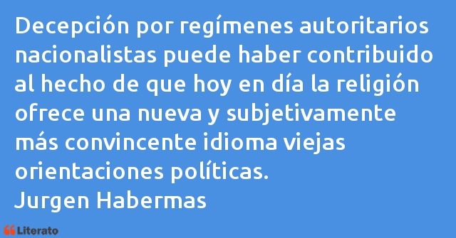 Frases de Jurgen Habermas