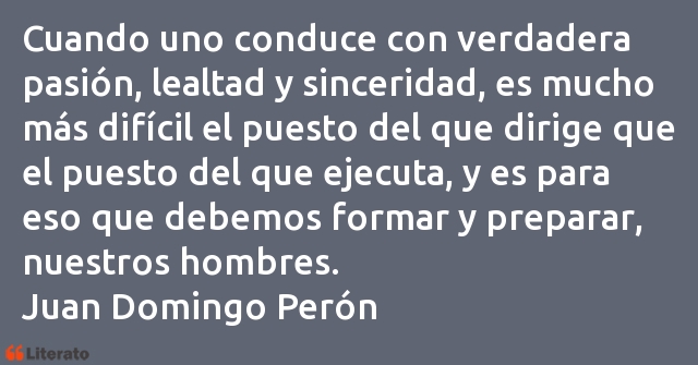 Frases de Juan Domingo Perón