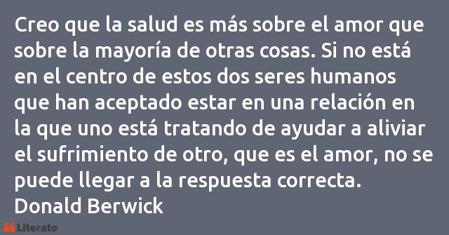 Frases de Donald Berwick