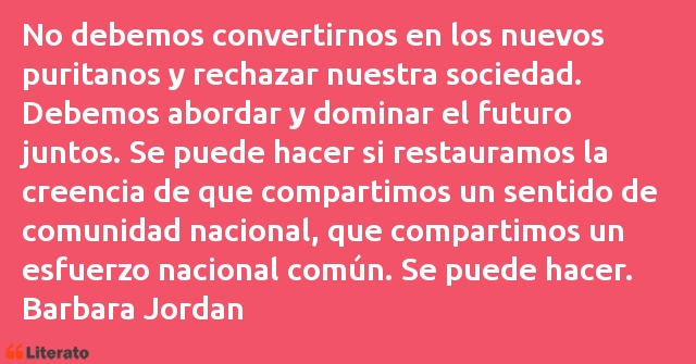 Frases de Barbara Jordan