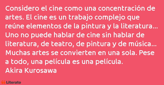 Frases de Akira Kurosawa