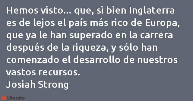 Frases de Josiah Strong