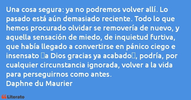 Frases de Daphne du Maurier