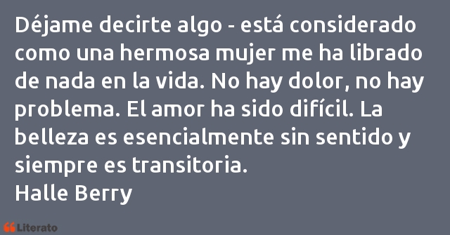 Frases de Halle Berry