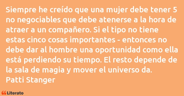 Frases de Patti Stanger