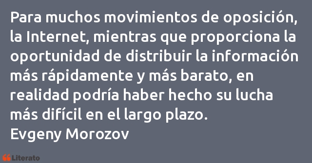 Frases de Evgeny Morozov