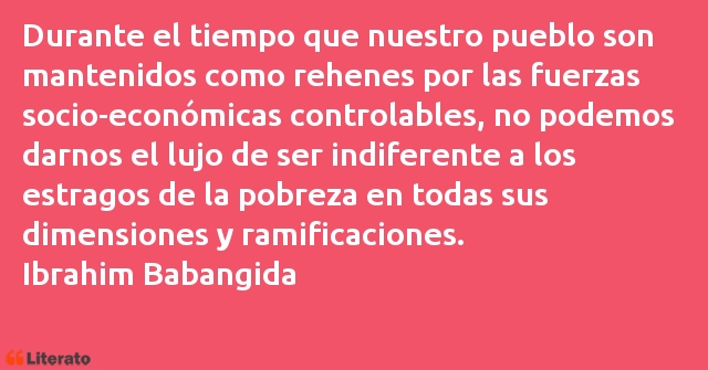 Frases de Ibrahim Babangida