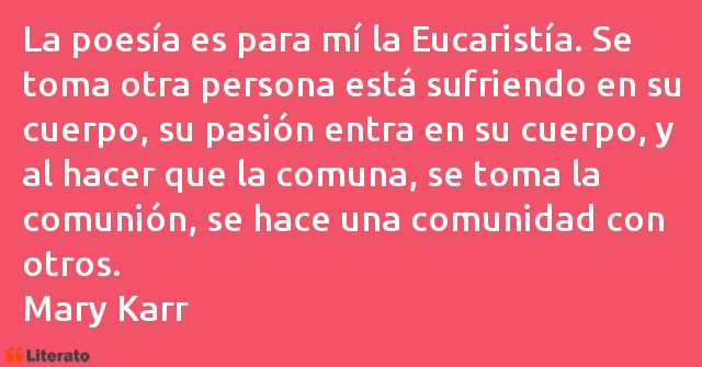 Frases de Mary Karr