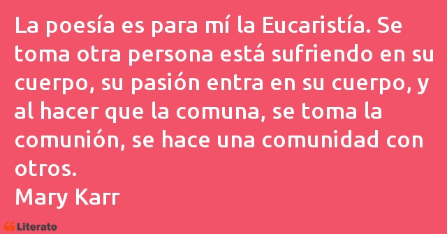 Frases de Mary Karr