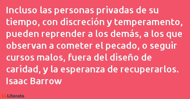 Frases de Isaac Barrow