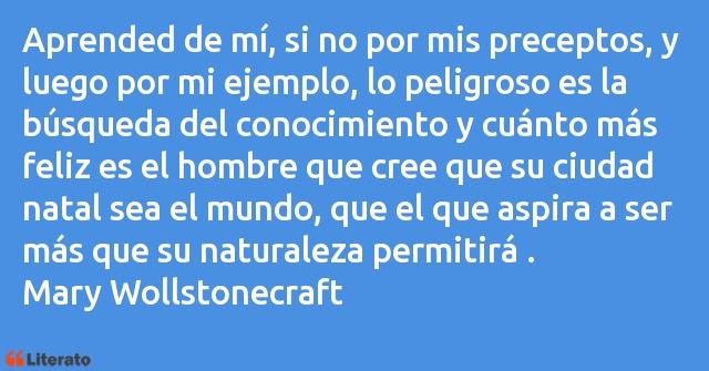 Frases de Mary Wollstonecraft