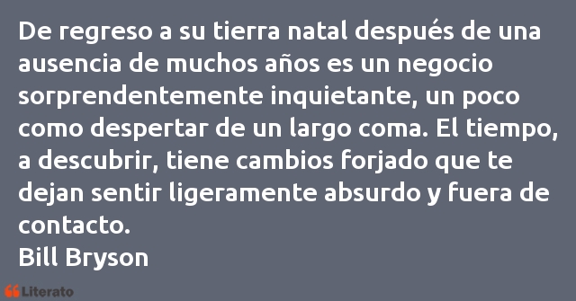 Frases de Bill Bryson