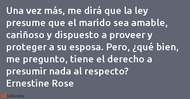 Frases de Ernestine Rose