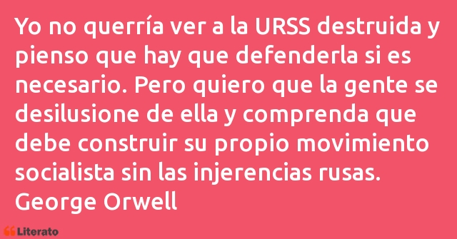 Frases de George Orwell