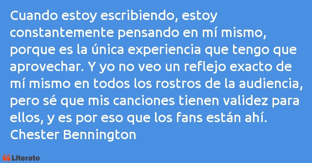 Frases de Chester Bennington