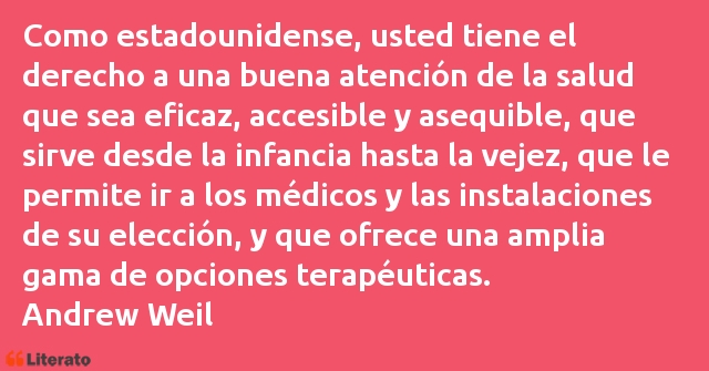 Frases de Andrew Weil