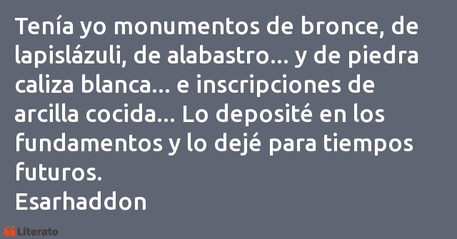 Frases de Esarhaddon