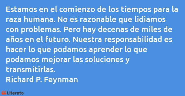 Frases de Richard Feynman