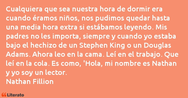 Frases de Nathan Fillion