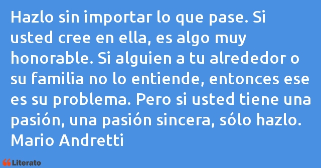 Frases de Mario Andretti