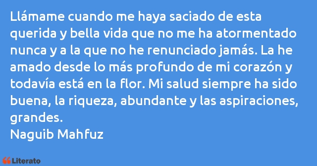 Frases de Naguib Mahfouz