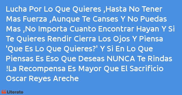 Frases de Oscar Reyes Areche