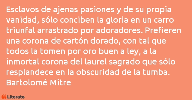 Frases de Bartolomé Mitre