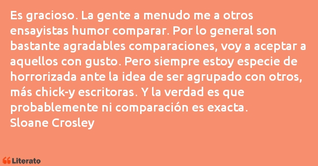 Frases de Sloane Crosley