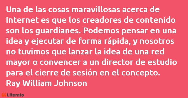 Frases de Ray William Johnson
